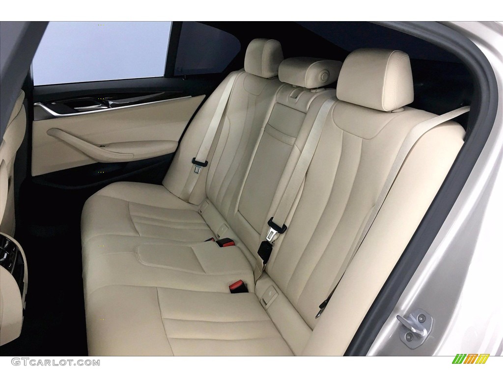 Canberra Beige/Black Interior 2018 BMW 5 Series 530i Sedan Photo #140757346