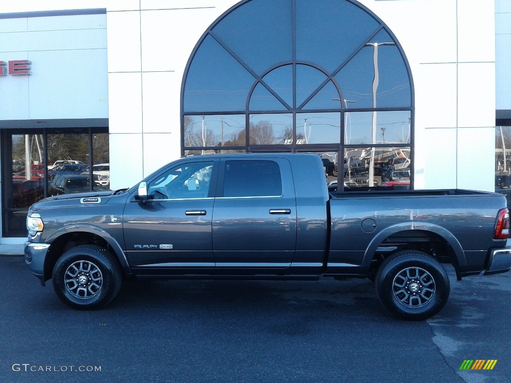 2020 2500 Laramie Longhorn Mega Cab 4x4 - Granite Crystal Metallic / Black/Cattle Tan photo #2