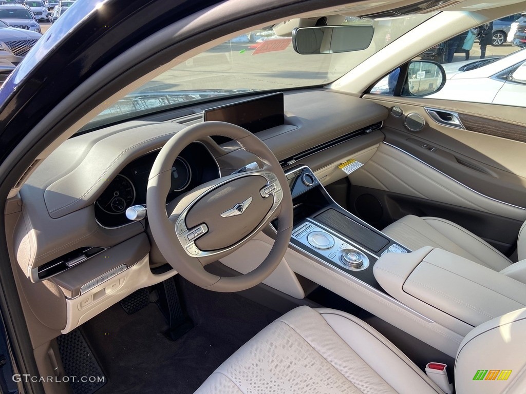 Beige/Taupe Interior 2021 Genesis GV80 2.5T AWD Photo #140757664