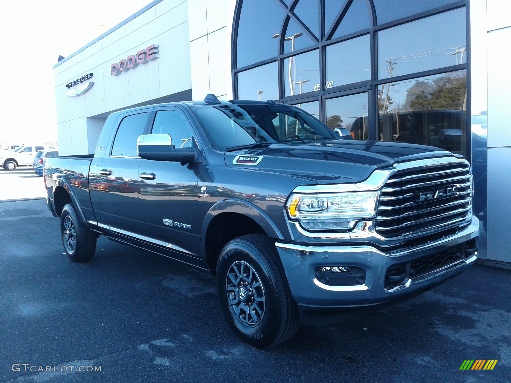 2020 2500 Laramie Longhorn Mega Cab 4x4 - Granite Crystal Metallic / Black/Cattle Tan photo #4