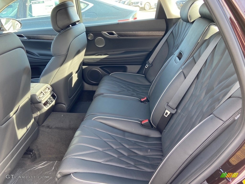 2021 Genesis G80 3.5T Rear Seat Photo #140758021