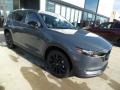 2021 Polymetal Gray Mazda CX-5 Carbon Edition Turbo AWD  photo #2