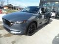 2021 Polymetal Gray Mazda CX-5 Carbon Edition Turbo AWD  photo #3