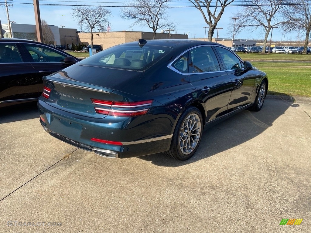 Tasman Blue 2021 Genesis G80 2.5T AWD Exterior Photo #140758198