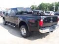 2008 Black Ford F350 Super Duty Lariat Crew Cab 4x4 Dually  photo #3