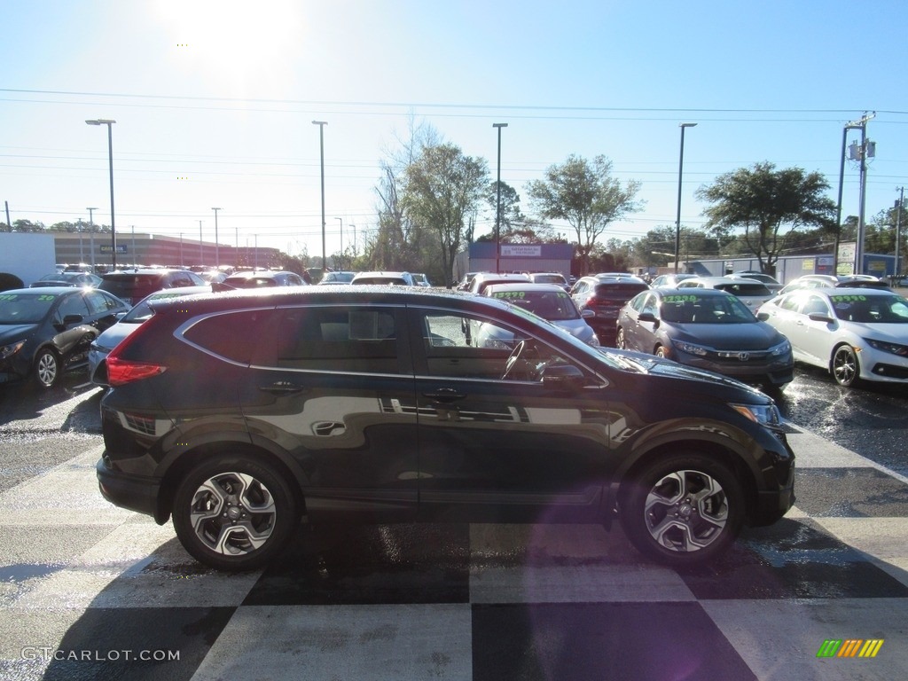 2019 CR-V EX - Dark Olive Metallic / Black photo #3