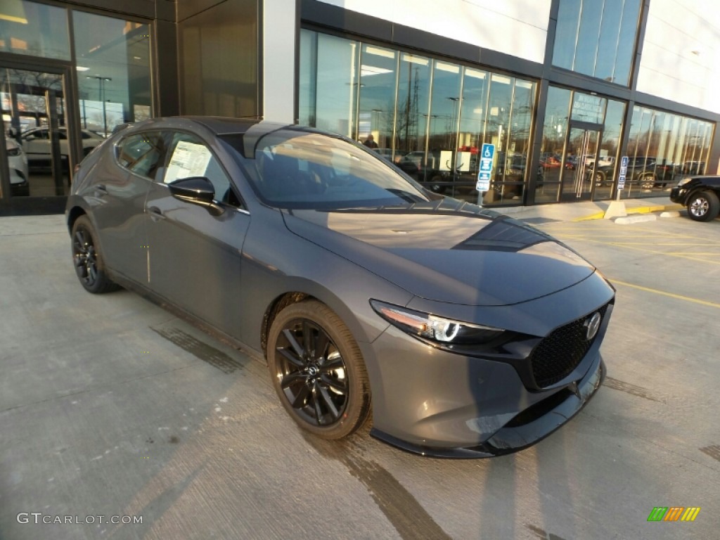 Polymetal Gray Metallic 2021 Mazda Mazda3 Premium Plus Hatchback AWD Exterior Photo #140759500