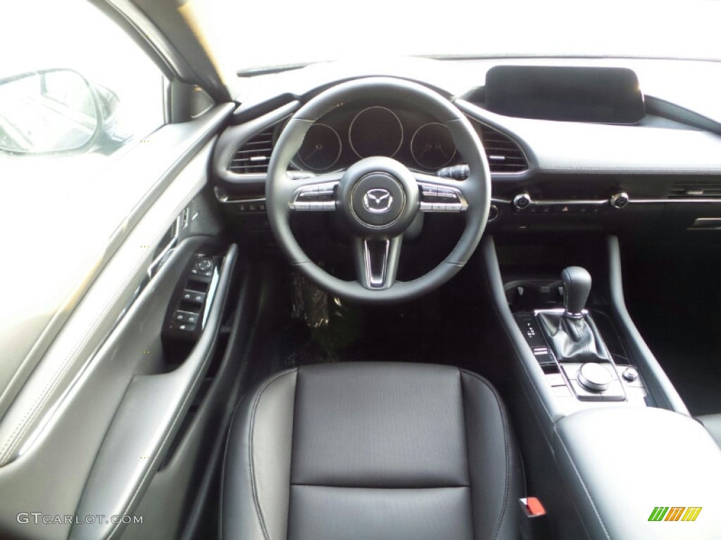 2021 Mazda Mazda3 Premium Plus Hatchback AWD Black Dashboard Photo #140759593