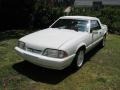 1993 Vibrant White Ford Mustang LX 5.0 Convertible  photo #10