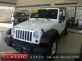 2012 Bright White Jeep Wrangler Unlimited Sport 4x4  photo #1