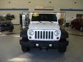 2012 Bright White Jeep Wrangler Unlimited Sport 4x4  photo #2