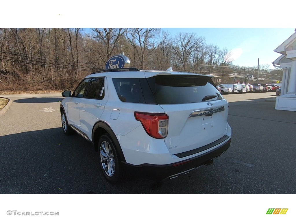 2021 Explorer XLT 4WD - Oxford White / Ebony photo #5