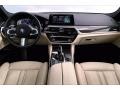 Canberra Beige/Black Dashboard Photo for 2018 BMW 5 Series #140761787