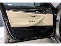 Canberra Beige/Black 2018 BMW 5 Series 530i Sedan Door Panel