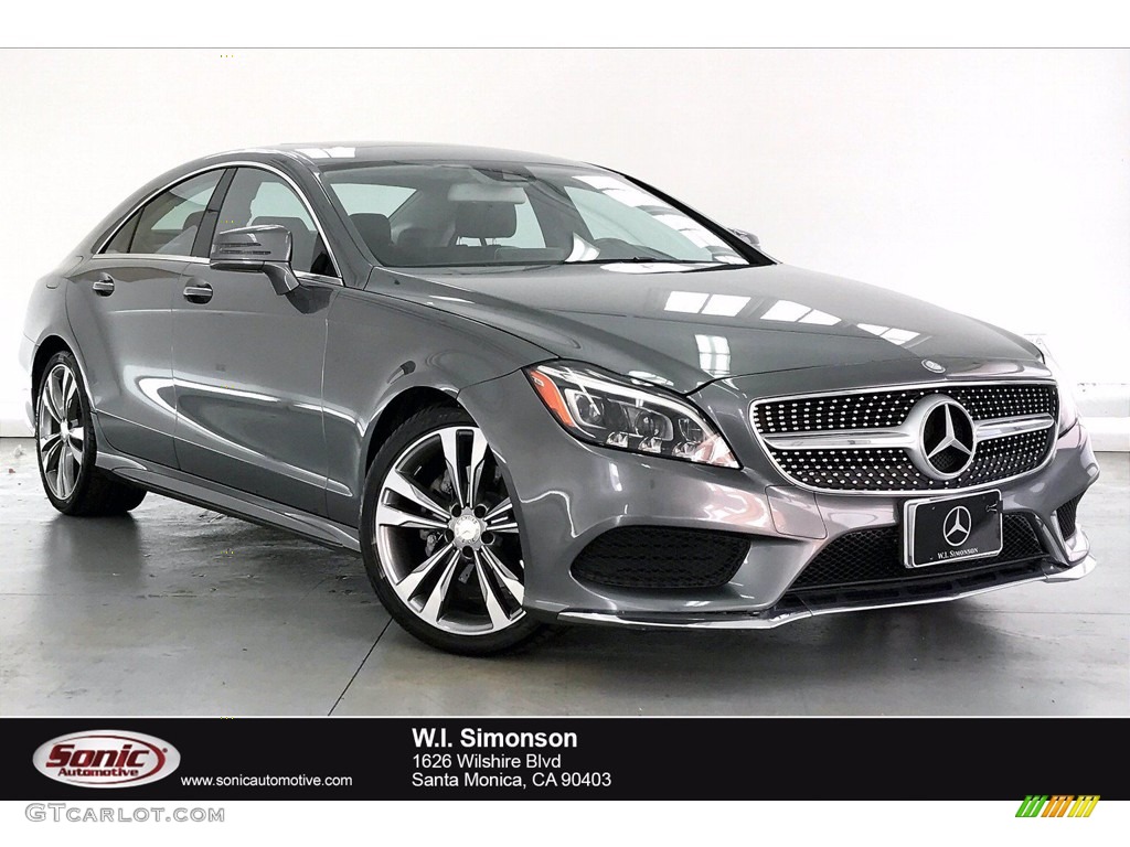 2016 CLS 400 Coupe - Selenite Grey Metallic / Black photo #1