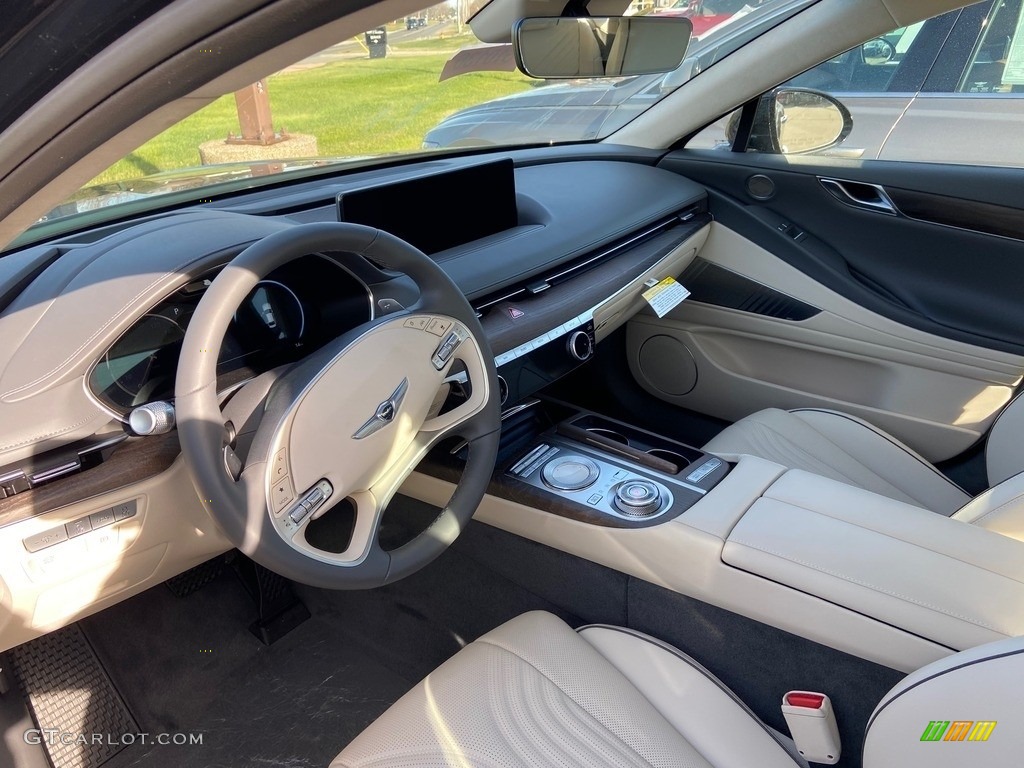Beige Interior 2021 Genesis G80 3.5T Photo #140762362