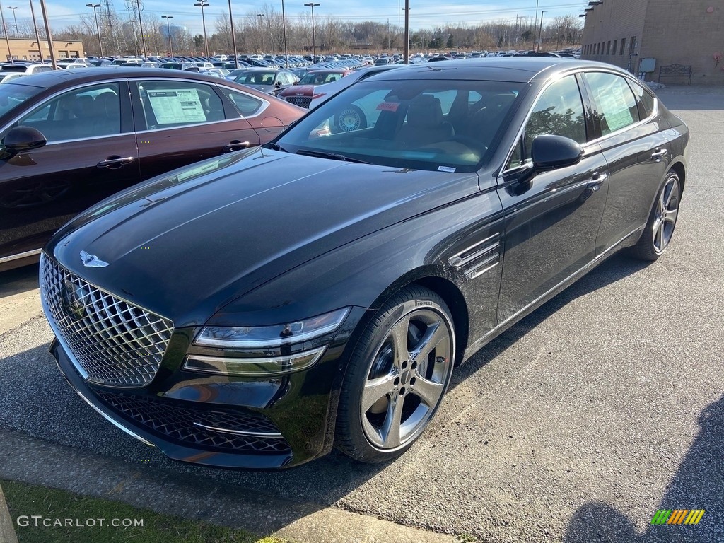 2021 G80 3.5T - Vik Black / Brown photo #1