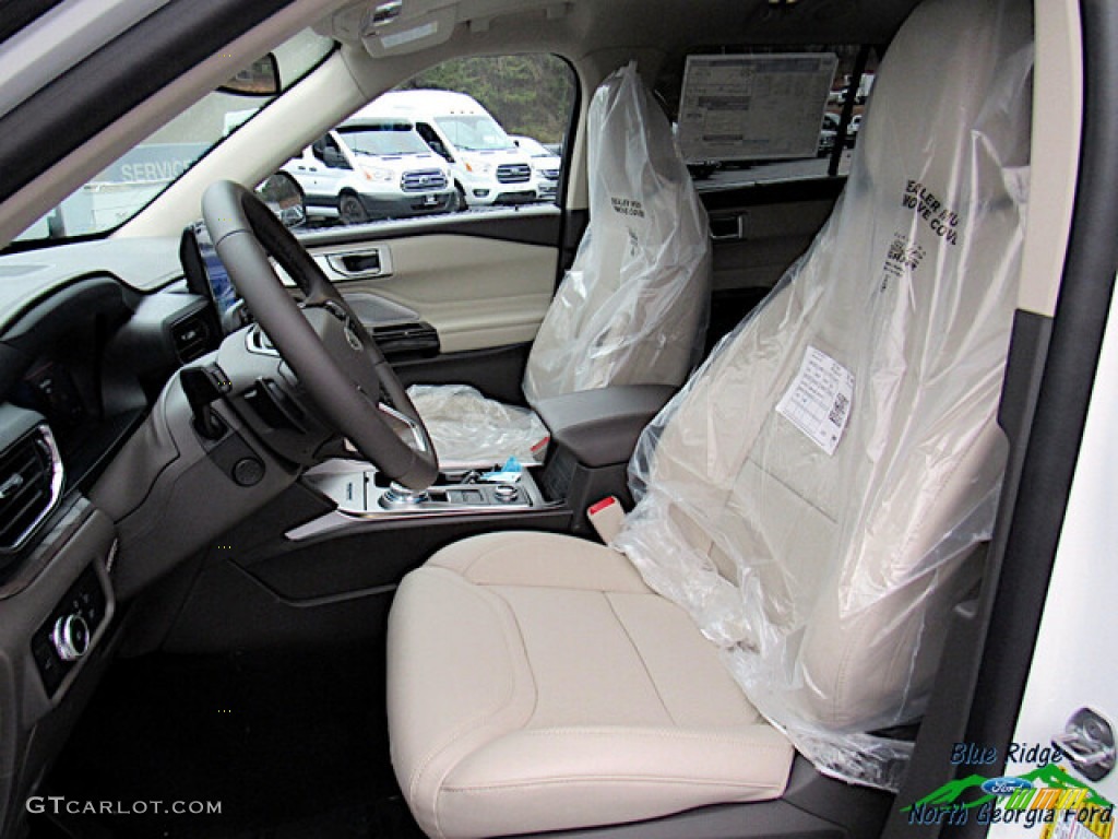 2021 Explorer Platinum 4WD - Star White Metallic Tri-Coat / Sandstone photo #11