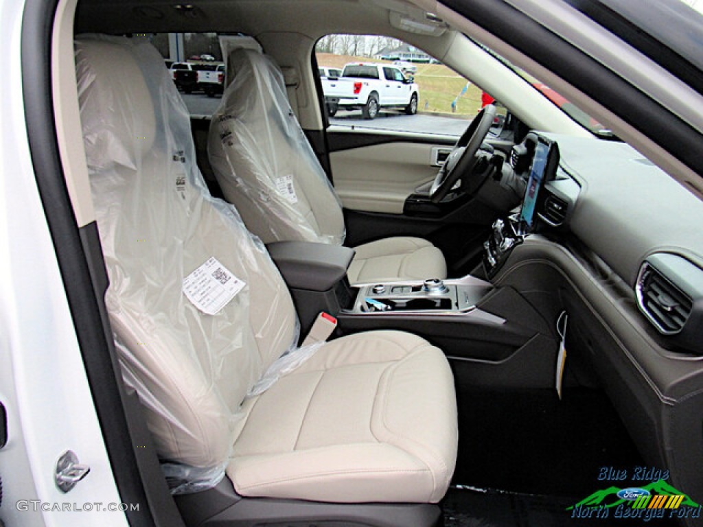 2021 Explorer Platinum 4WD - Star White Metallic Tri-Coat / Sandstone photo #12