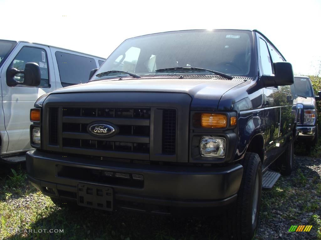 Dark Blue Pearl Ford E Series Van