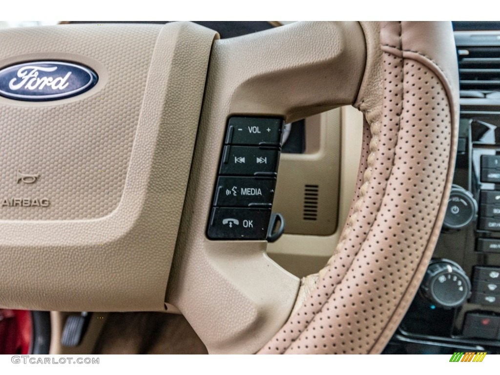 2011 Escape Limited V6 - Sangria Red Metallic / Camel photo #33