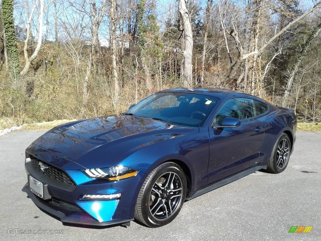 2020 Mustang EcoBoost Fastback - Kona Blue / Ebony photo #3