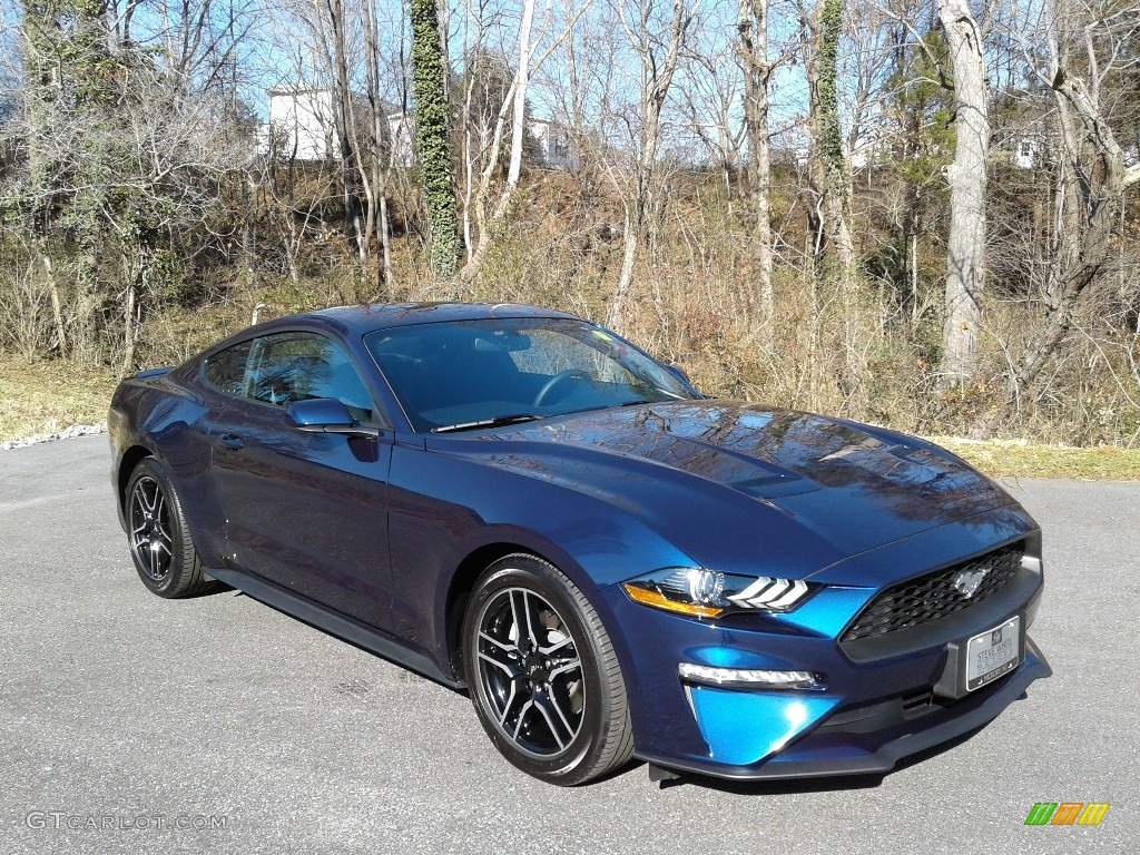 2020 Mustang EcoBoost Fastback - Kona Blue / Ebony photo #5