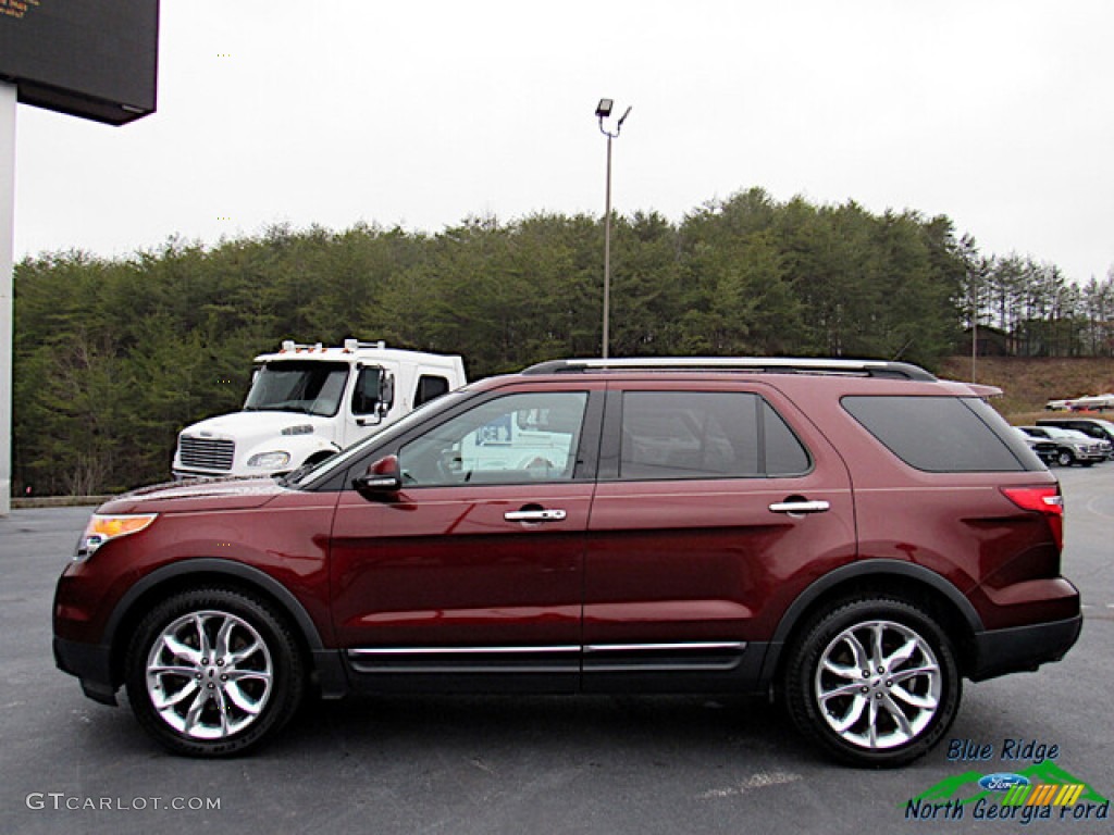 2015 Explorer Limited - Bronze Fire / Medium Light Stone photo #2