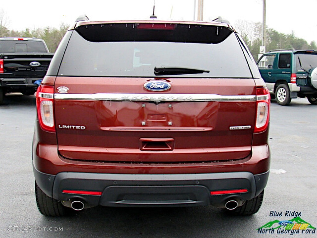 2015 Explorer Limited - Bronze Fire / Medium Light Stone photo #4