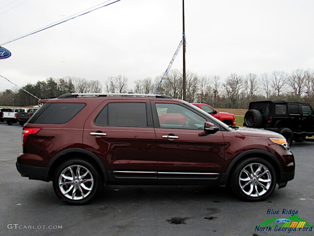 2015 Explorer Limited - Bronze Fire / Medium Light Stone photo #6
