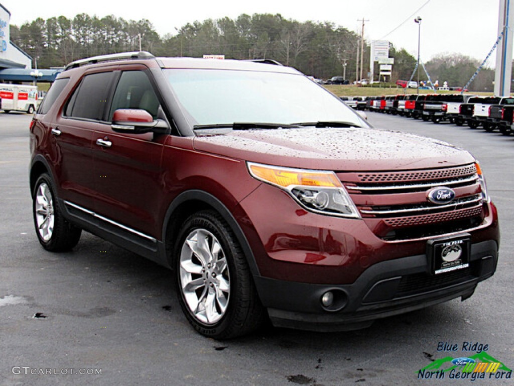 2015 Explorer Limited - Bronze Fire / Medium Light Stone photo #7