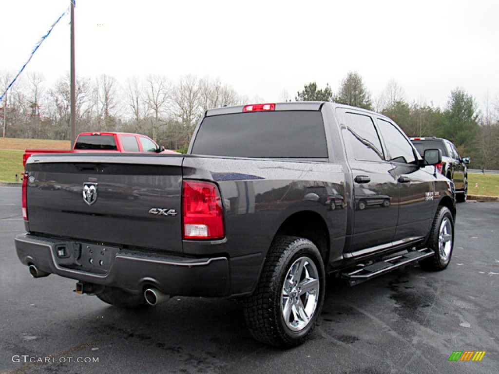 2017 1500 Express Crew Cab 4x4 - Granite Crystal Metallic / Black/Diesel Gray photo #5