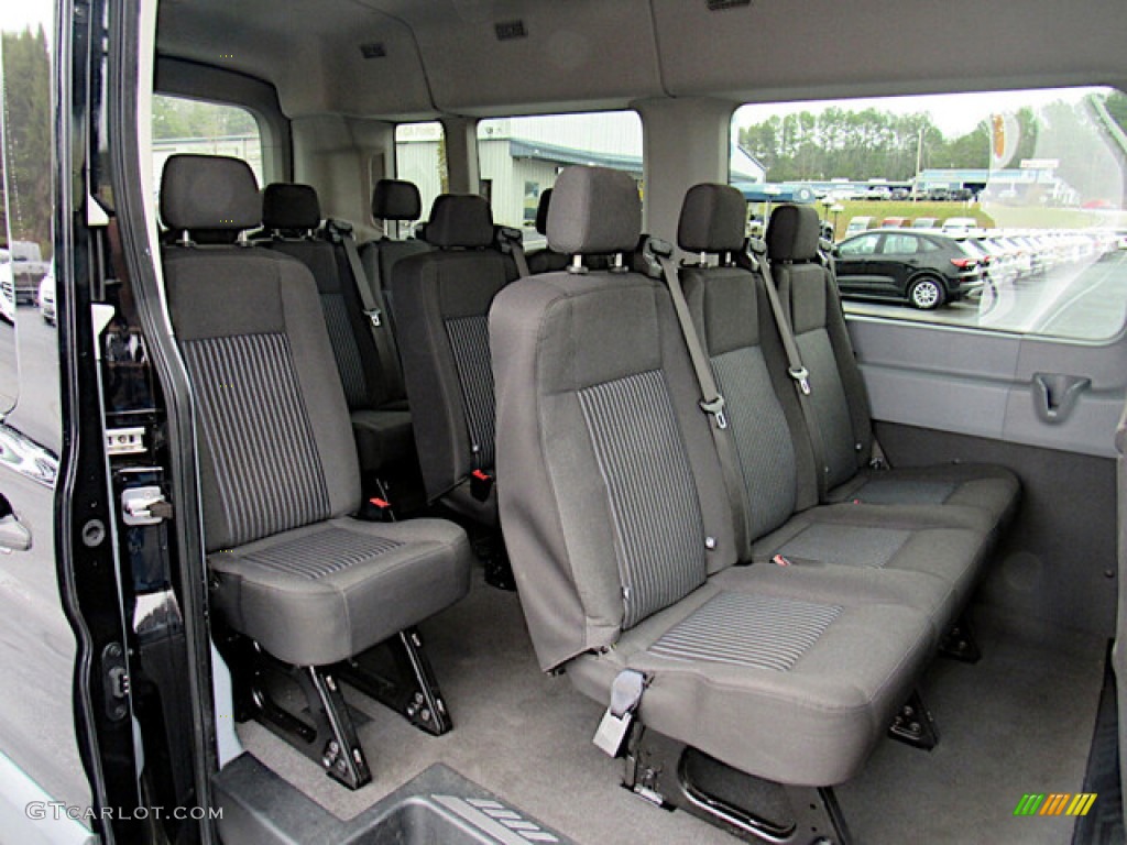 Charcoal Black Interior 2017 Ford Transit Wagon XLT 350 MR Long Photo #140767465