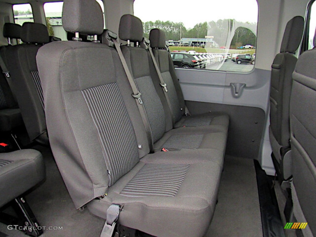 Charcoal Black Interior 2017 Ford Transit Wagon XLT 350 MR Long Photo #140767492