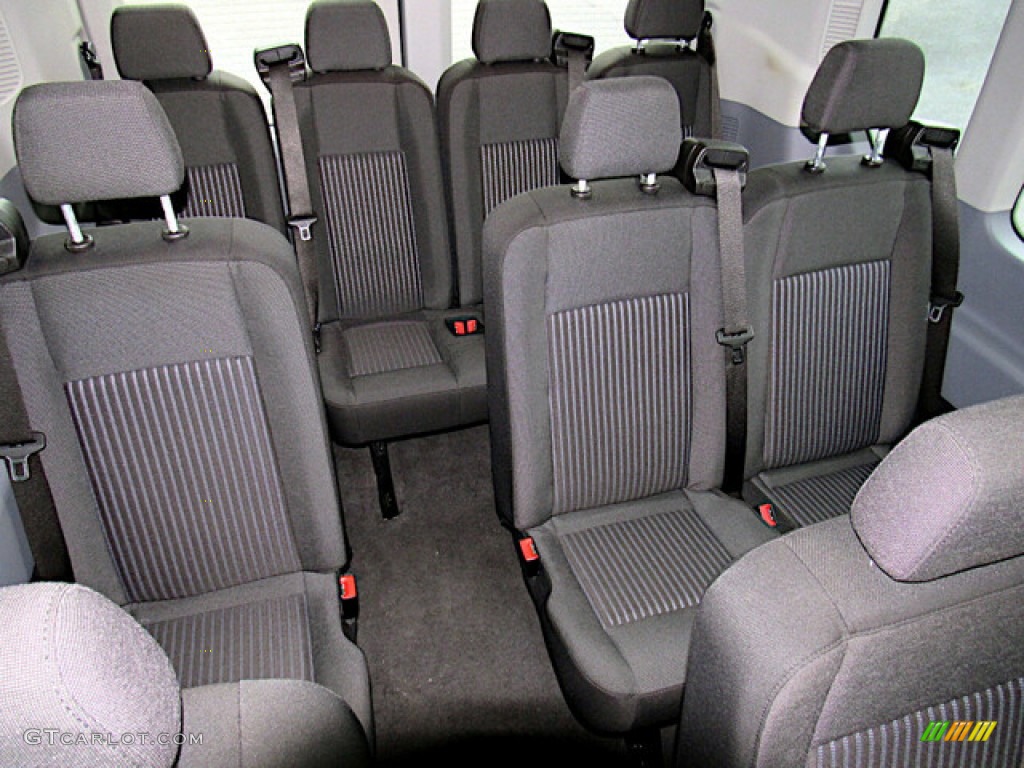 Charcoal Black Interior 2017 Ford Transit Wagon XLT 350 MR Long Photo #140767534