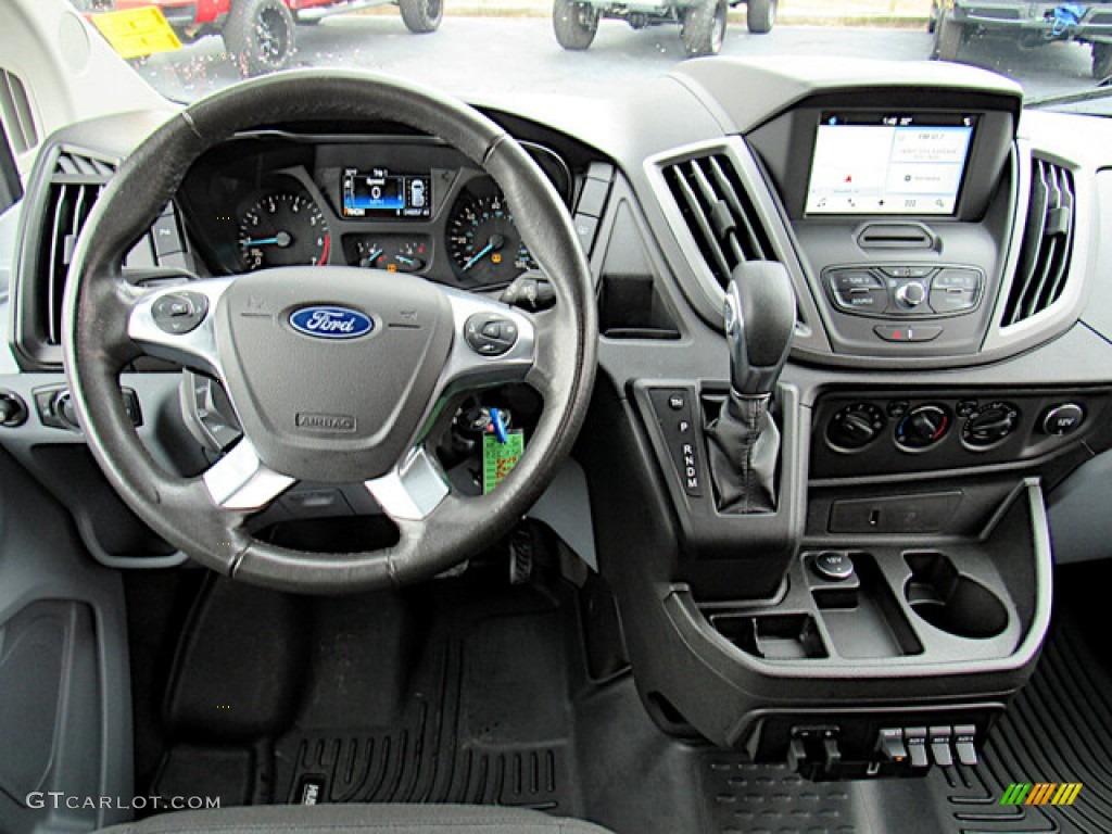 2017 Ford Transit Wagon XLT 350 MR Long Charcoal Black Dashboard Photo #140767567