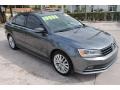 2015 Platinum Gray Metallic Volkswagen Jetta SE Sedan  photo #2