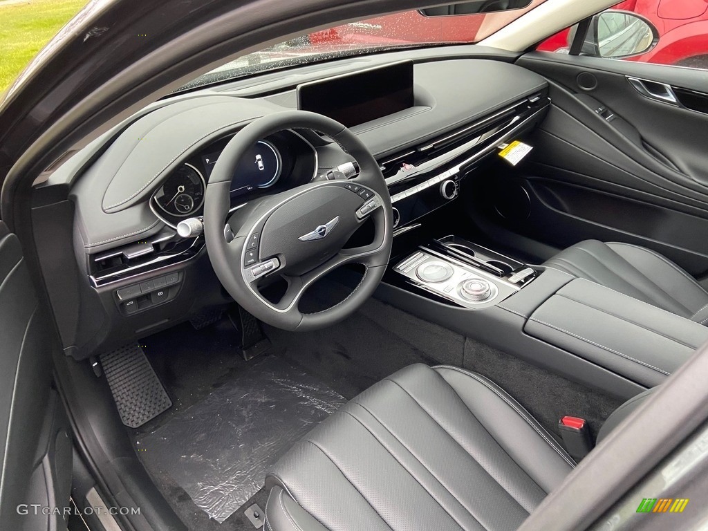 Black Interior 2021 Genesis G80 2.5T Photo #140769762