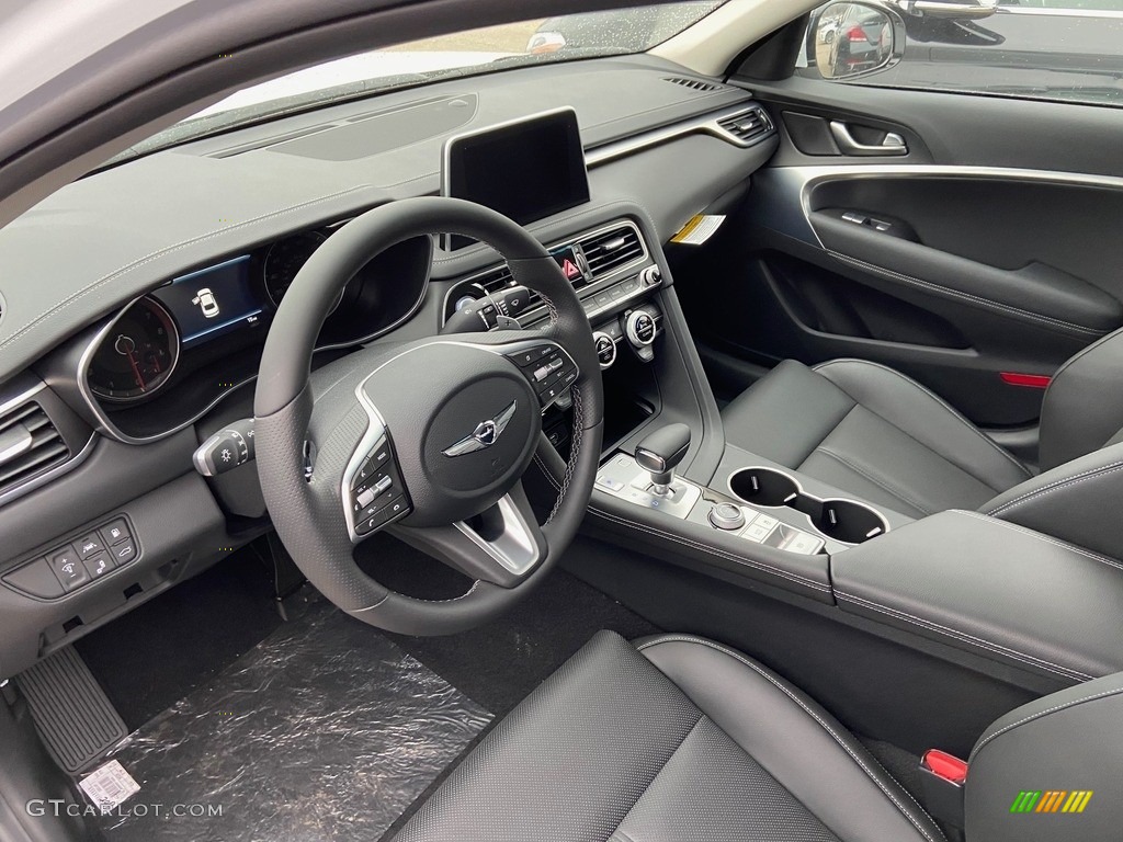 Black Interior 2021 Genesis G70 2.0T AWD Photo #140769914