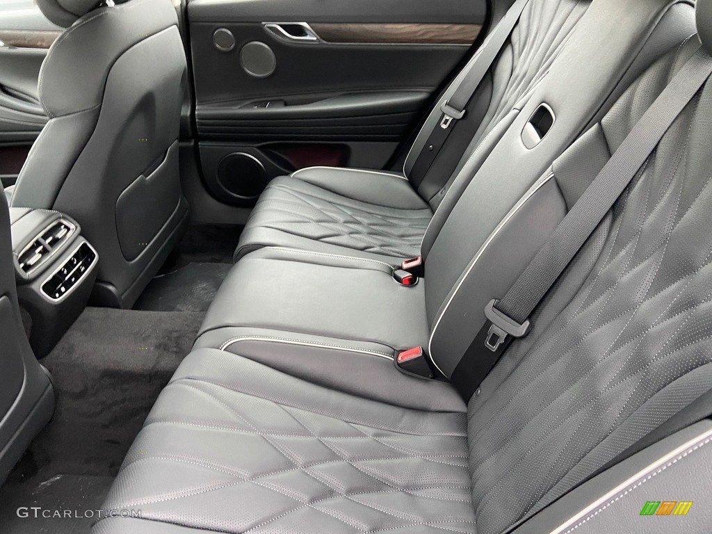 2021 Genesis G80 3.5T Rear Seat Photo #140770058