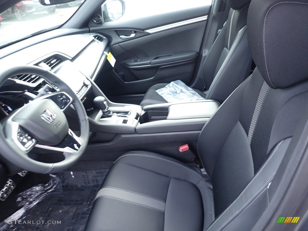 2021 Civic Sport Sedan - Modern Steel Metallic / Black photo #10