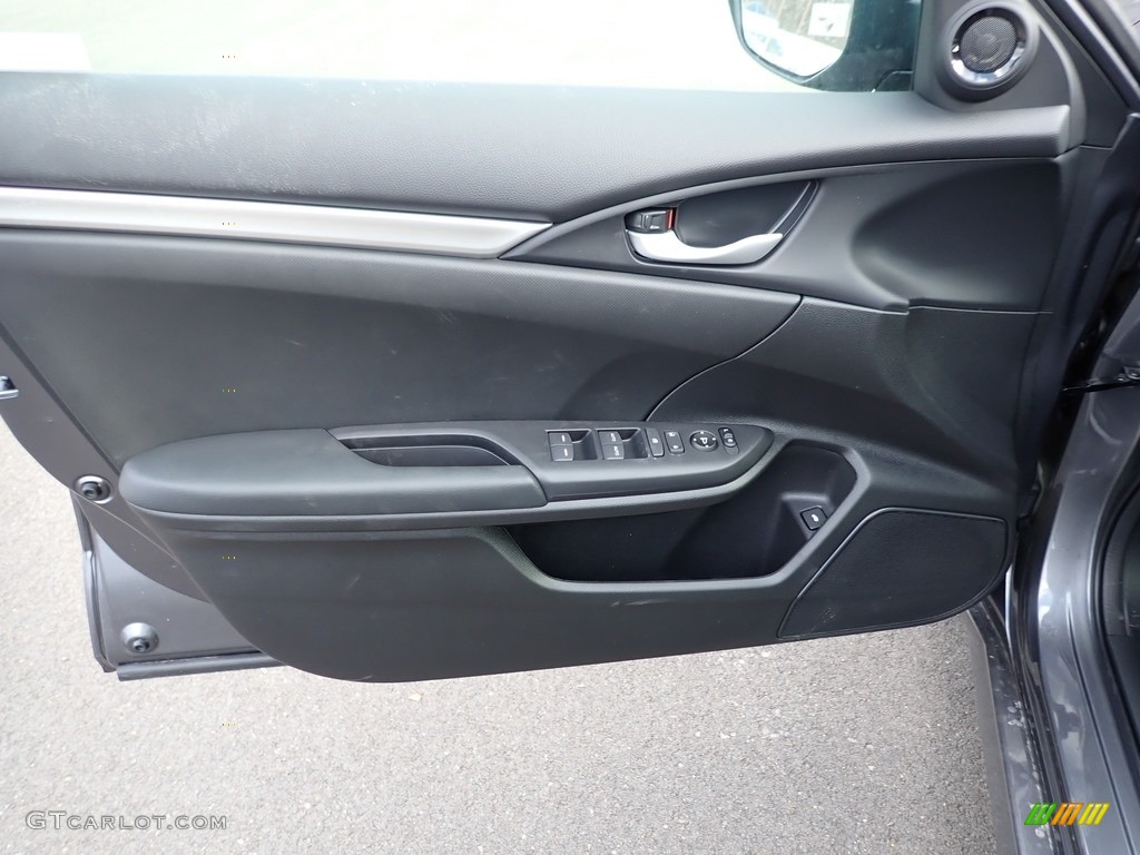 2021 Civic Sport Sedan - Modern Steel Metallic / Black photo #13
