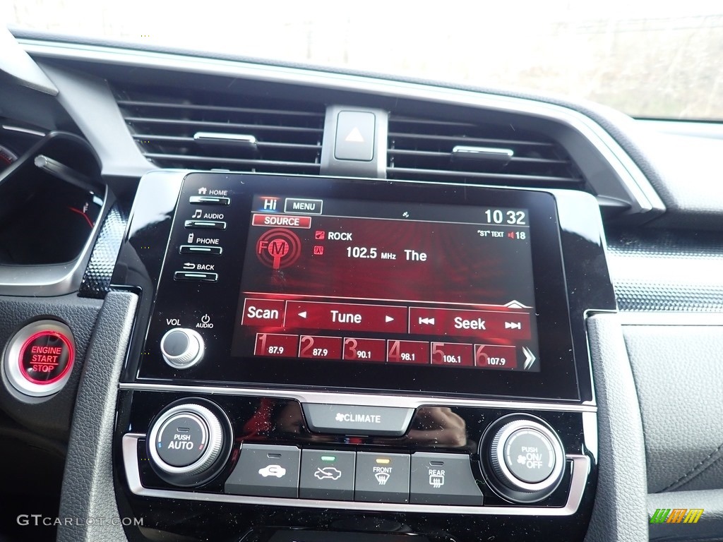 2021 Civic Sport Sedan - Modern Steel Metallic / Black photo #15