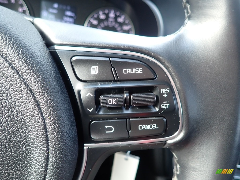 2018 Kia Optima LX 1.6T Black Steering Wheel Photo #140771327