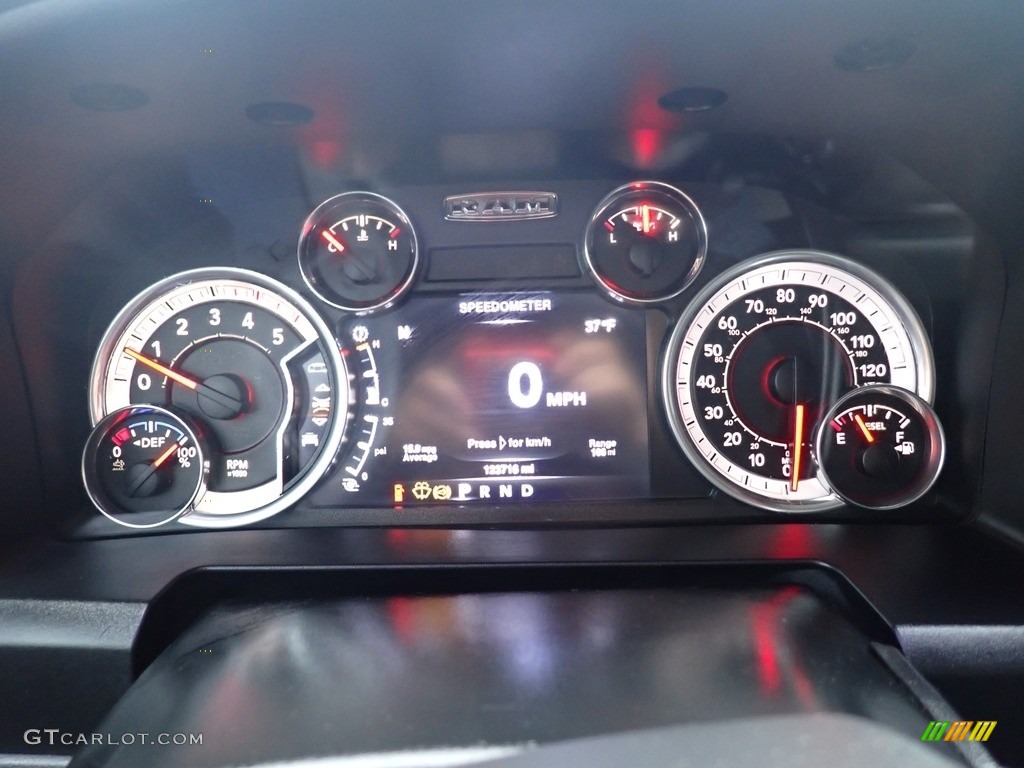 2016 Ram 2500 Big Horn Crew Cab 4x4 Gauges Photo #140771867