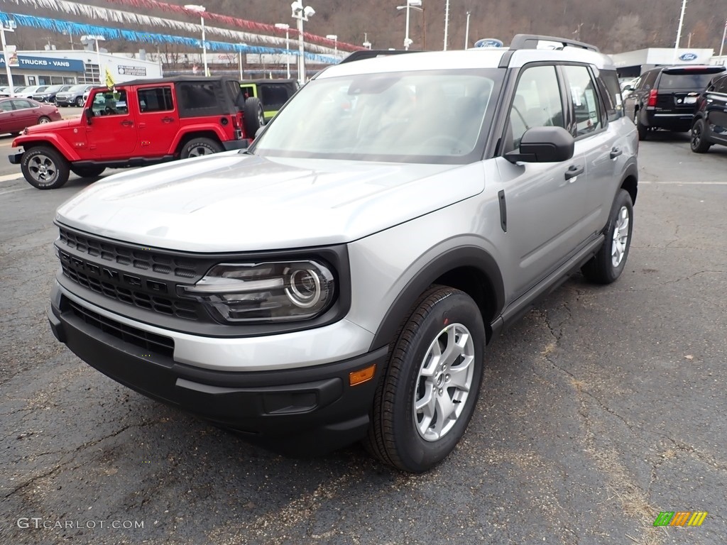 Iconic Silver Metallic 2021 Ford Bronco Sport Base 4x4 Exterior Photo #140772006