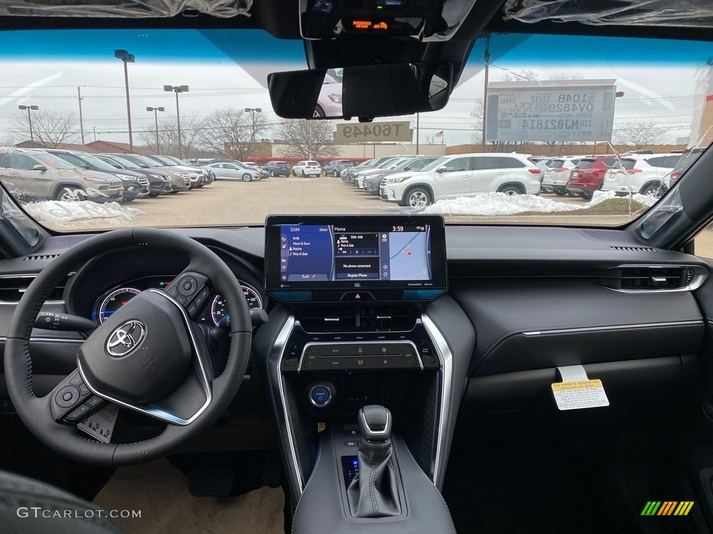 2021 Toyota Venza Hybrid Limited AWD Black Dashboard Photo #140772035