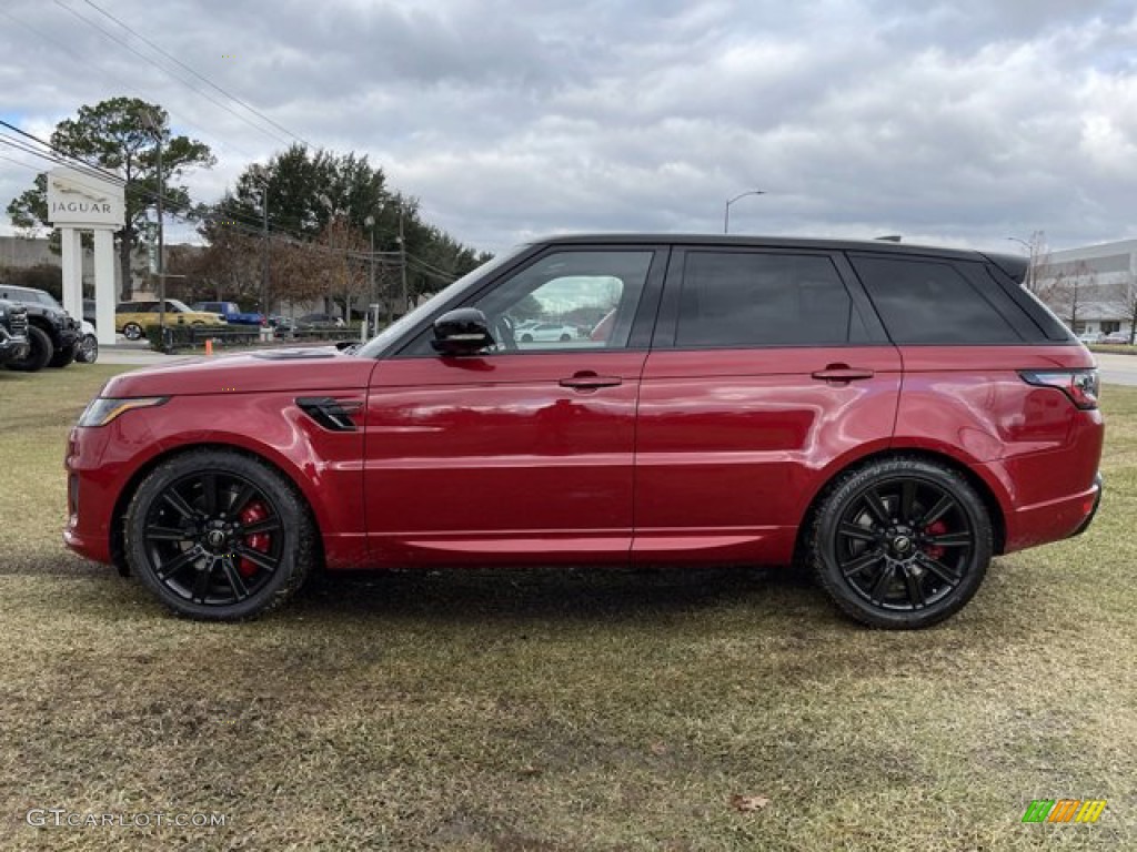 Firenze Red Metallic 2021 Land Rover Range Rover Sport HST Exterior Photo #140772179