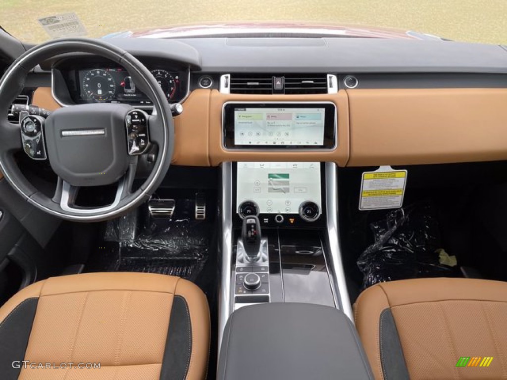 2021 Land Rover Range Rover Sport HSE Dynamic Ebony Dashboard Photo #140772338