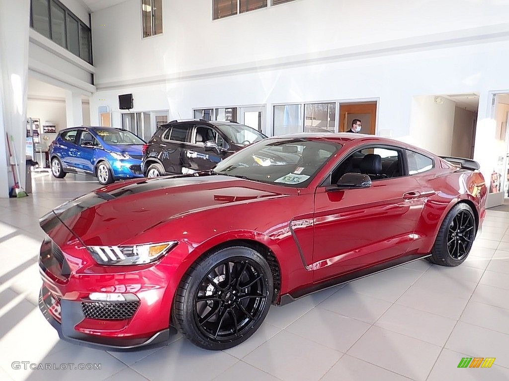 2019 Mustang Shelby GT350 - Ruby Red / GT350 Ebony Leather/Miko Suede photo #1